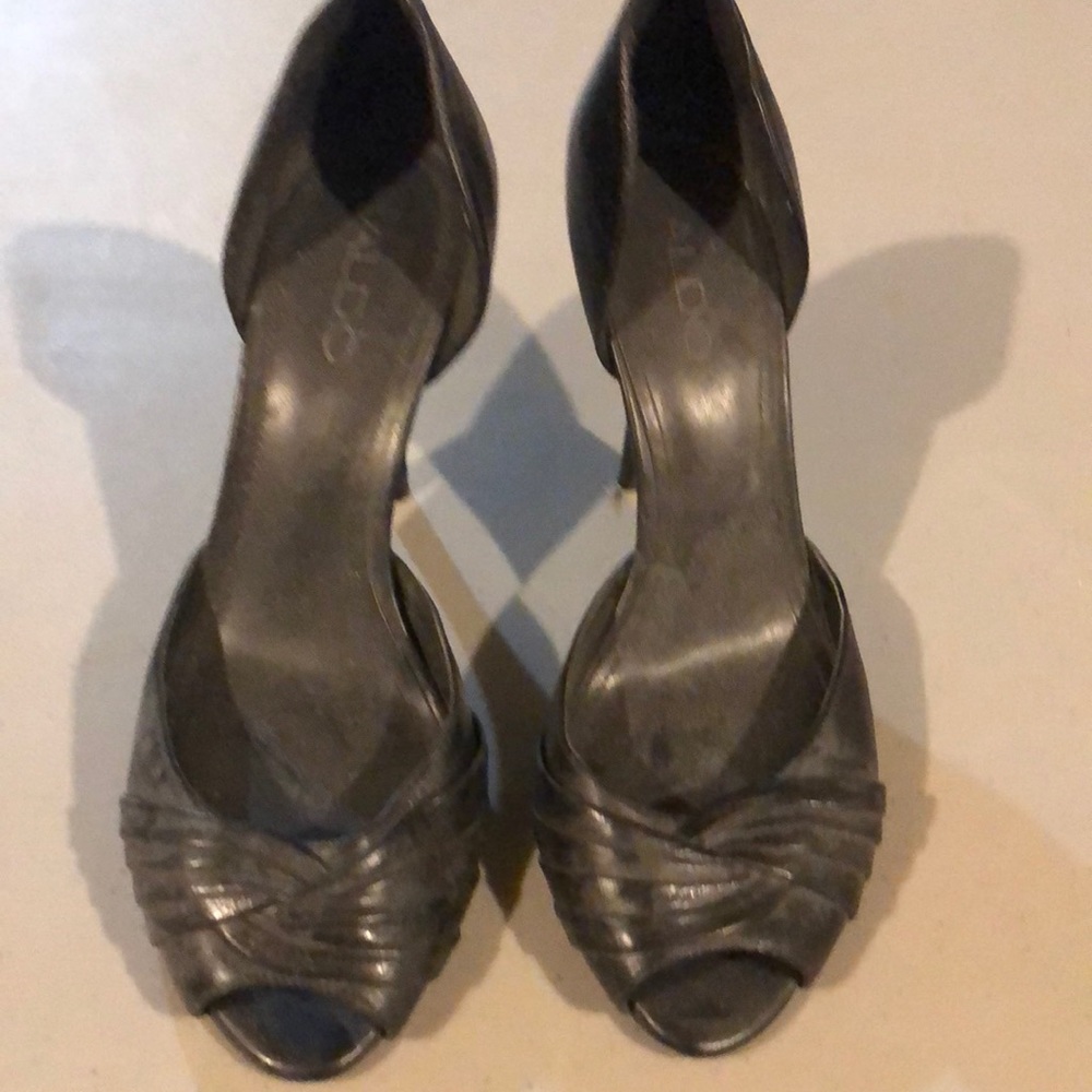 Black Aldo heels